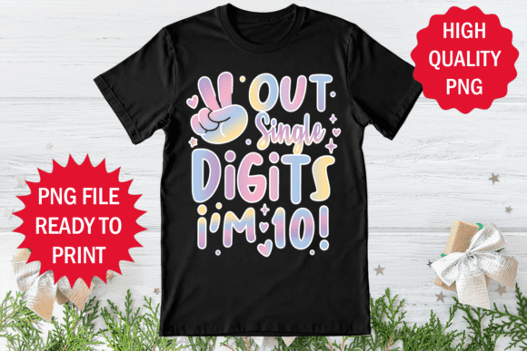 10 Years Old Birthday Design Shirt Png