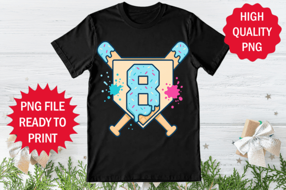 8th Birthday Baseball Lover T-shirt Png