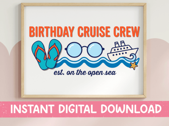 Birthday Cruise Crew SVG Graphics