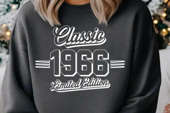 Classic 1966 Limited Edition Birthday Graphics