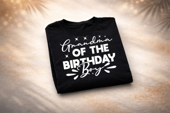 Grandma of the Birthday Boy Svg Graphics