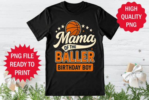 Mama of the Birthday Boy Birthday Shirt Graphics
