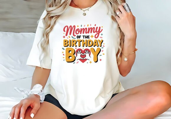 Mommy of the Birthday Boy T Shirt Design