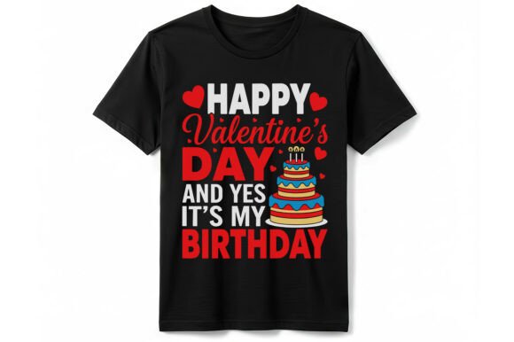 Valentine's Day Birthday T-Shirt Graphics